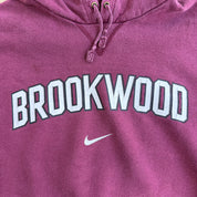 J- Nike Brookwood Text & Swoosh Hoodie - M