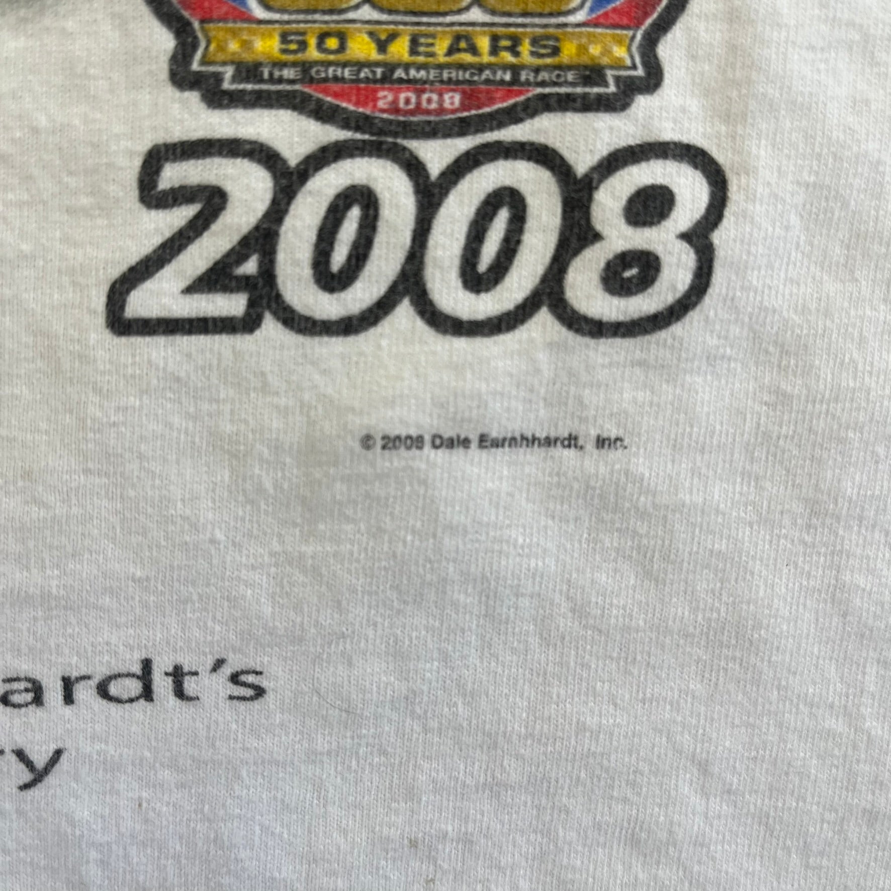 F- '08 Nascar Chase Authentic Dale Earnhardt Daytona 10 year Anniversary Tee