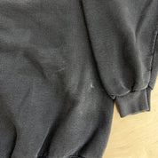 J- Vintage Nike Embroidered Swoosh Black Crewneck - XL