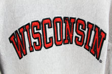 Load image into Gallery viewer, Z - Vintage University Of Wisconsin Embroidered Script Crewneck
