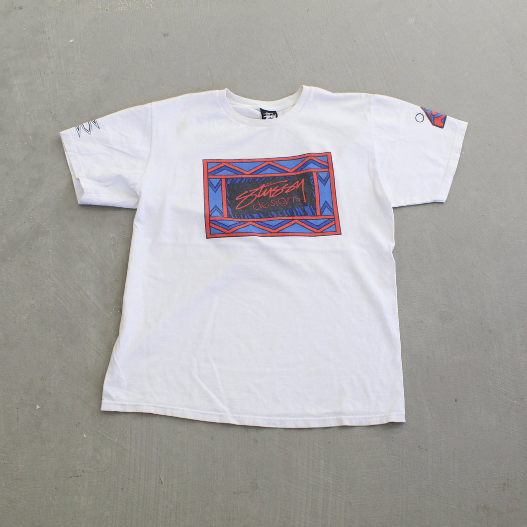 F- Stussy Design Text & N4 Graphic Tee