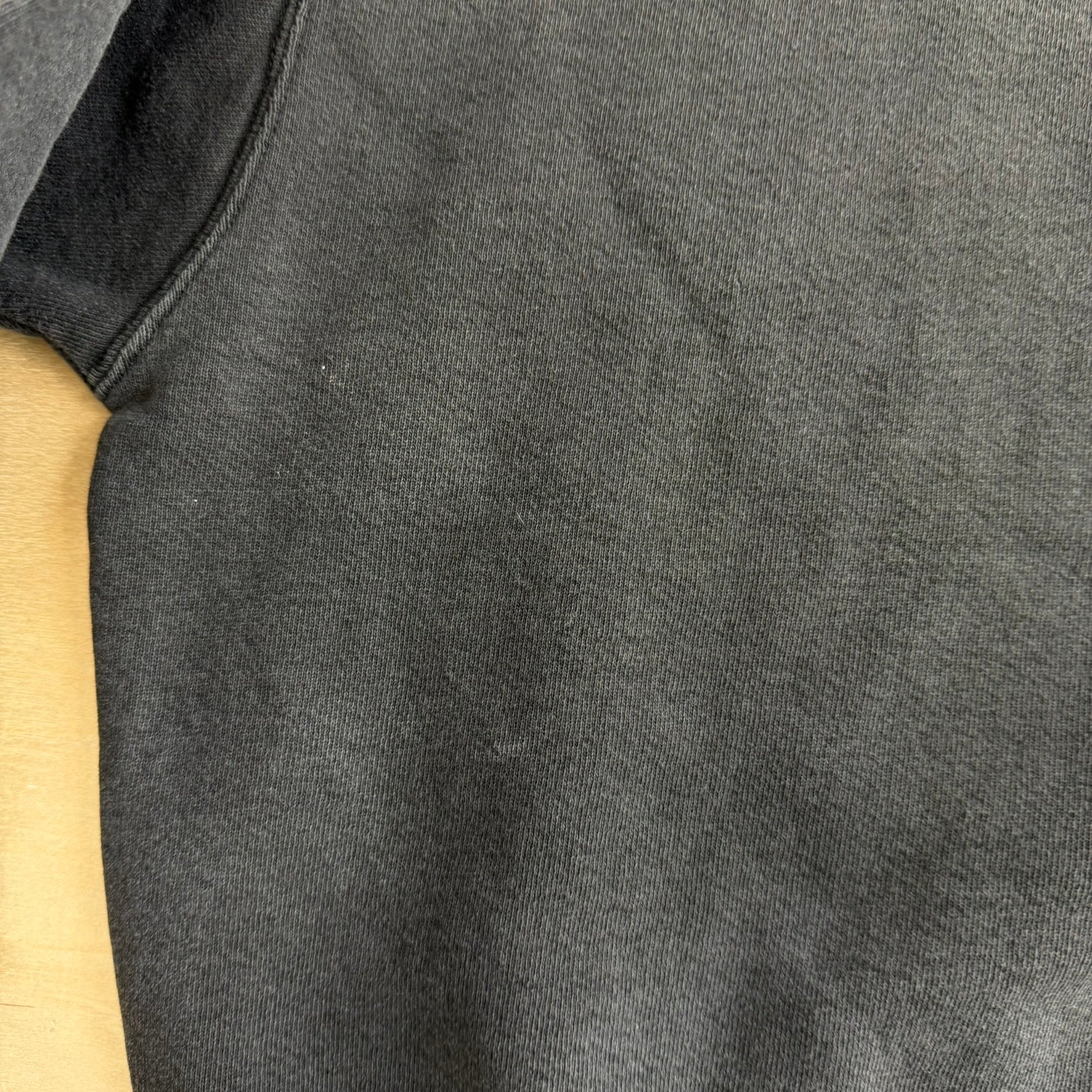 J- Vintage Nike Embroidered Swoosh Black Crewneck - XL