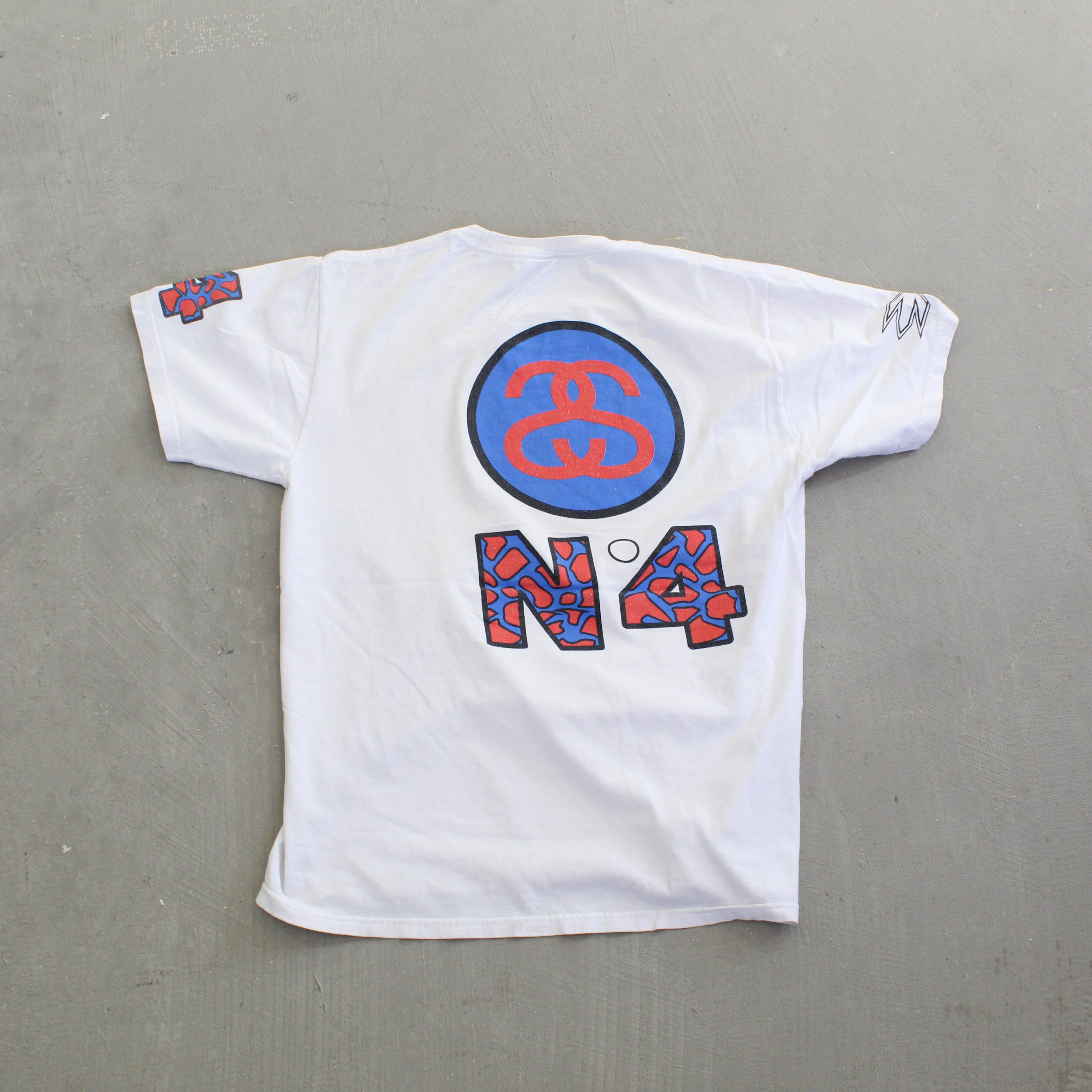 F- Stussy Design Text & N4 Graphic Tee