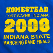 J- Vintage '00 Fort Wayne Indiana Spartan Alliance Marching Band Graphic Crewneck - L