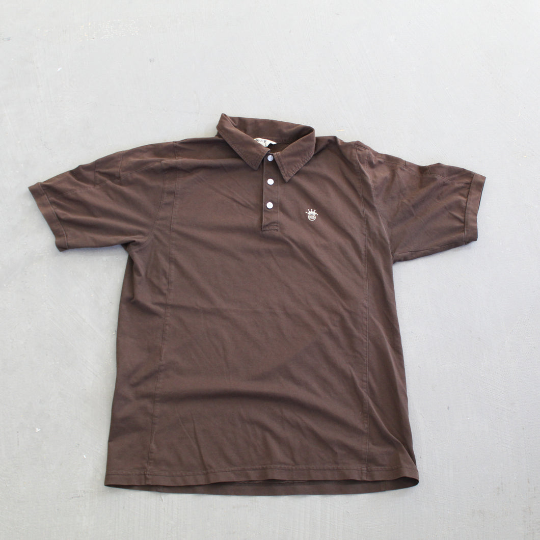 F- Vintage 90s Stussy Short Sleeve Polo Shirt