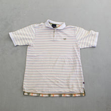 Load image into Gallery viewer, F- Vintage 90s Phat Farms Stripped Short Sleeve Polo Shirt

