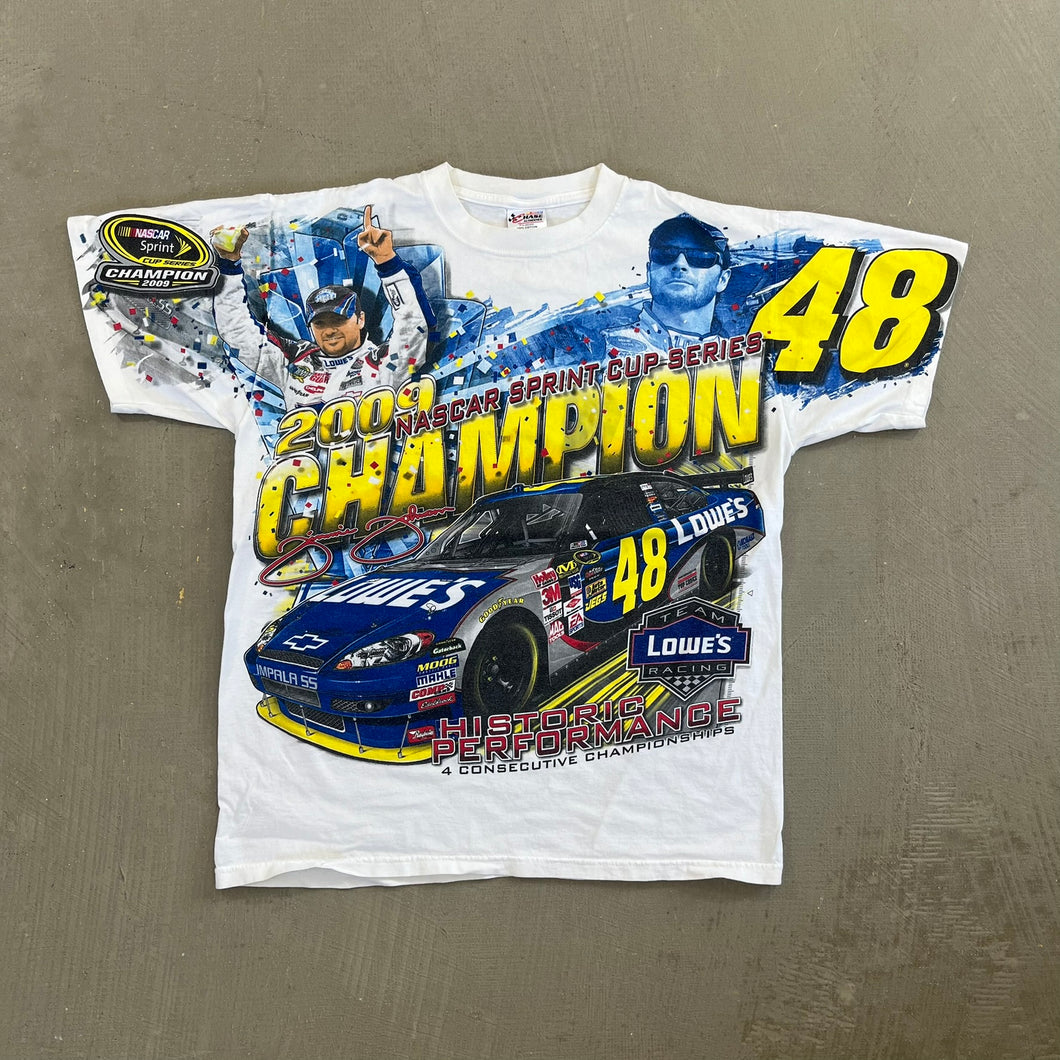 F- '09 Nascar Chase Authentic Jimmie Johnson Sprint Cup Champion Tee