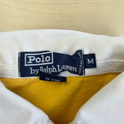 J- Vintage Polo Ralph Lauren Embroidered Logo Rugby Shirt - M