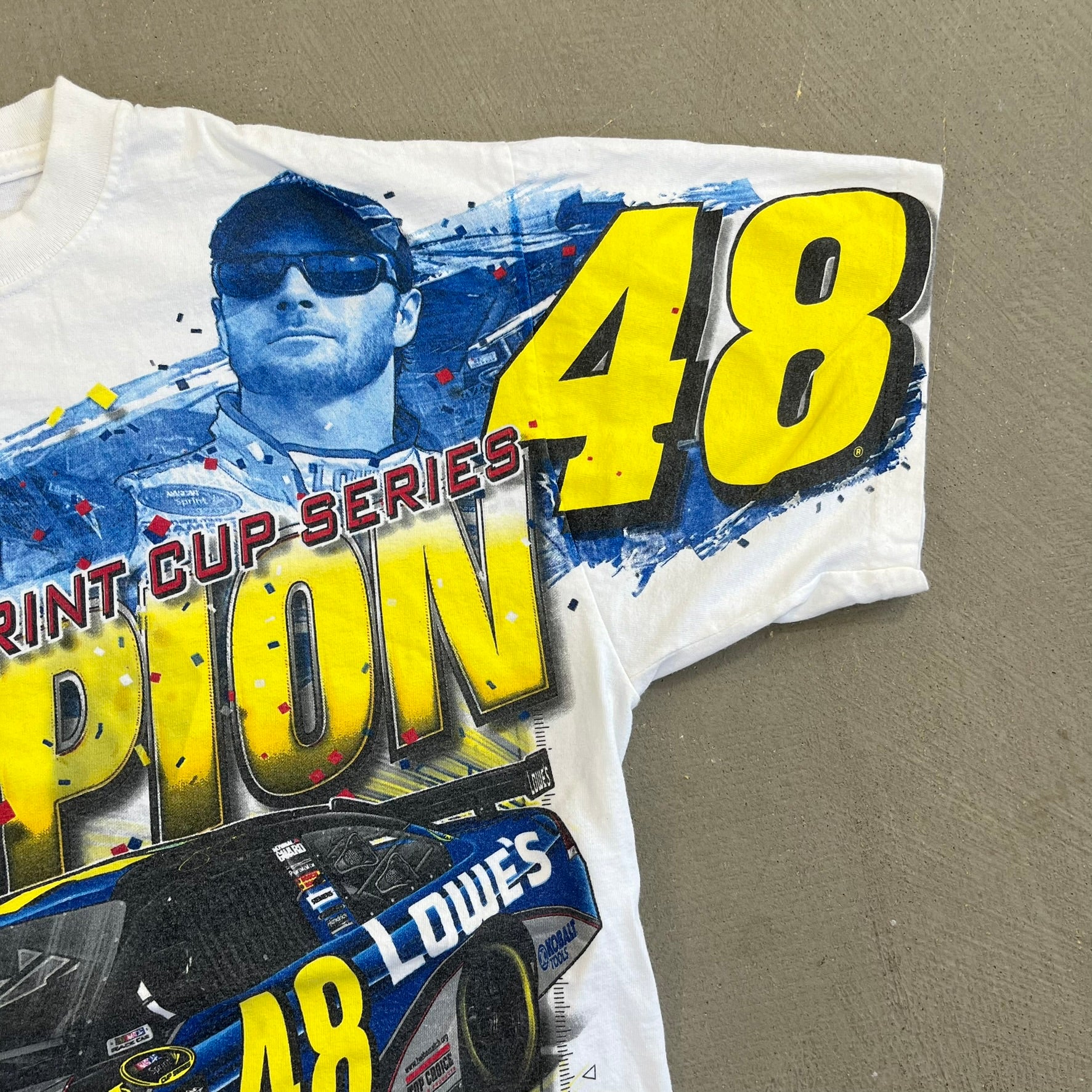 F- '09 Nascar Chase Authentic Jimmie Johnson Sprint Cup Champion Tee
