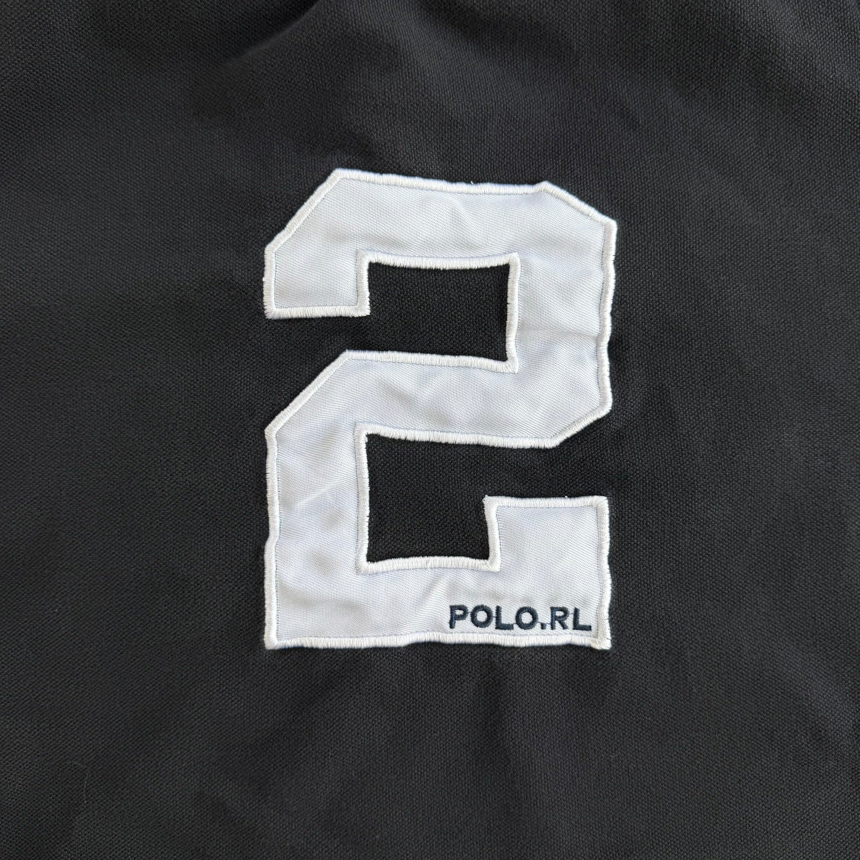 J- Vintage Polo RL Dubai UAE Embroidered Logo & Text Polo Shirt - 2XL (fits L)