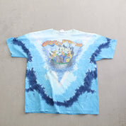 F- Vintage Disneyland Resort Grizzly River Run Graphic Tie Dye Tee