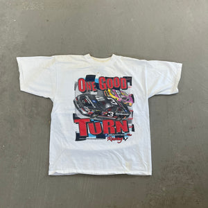 F- Vintage '00 Nascar Chase Authentic Dale Earnhardt One Good Turn Car Tee