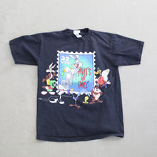 Load image into Gallery viewer, F- Vintage &#39;97 Looney Tunes Stamp Collection Bugs Bunny What&#39;s Up Doc Tee
