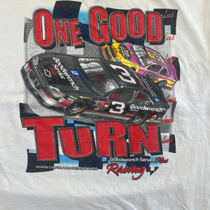 F- Vintage '00 Nascar Chase Authentic Dale Earnhardt One Good Turn Car Tee