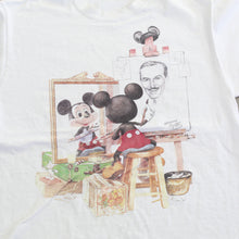 Load image into Gallery viewer, F- Vintage 90s Disney Design Mickey Mouse Painting Tee
