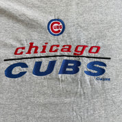 J- Vintage '98 Chicago Cubs NFL Pro Player Embroidered Text & Logo Tee - L