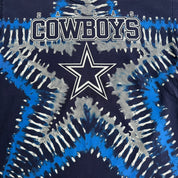 J- Vintage Dallas Cowboys NFL Reebok Logo & Text Graphic Tee - M