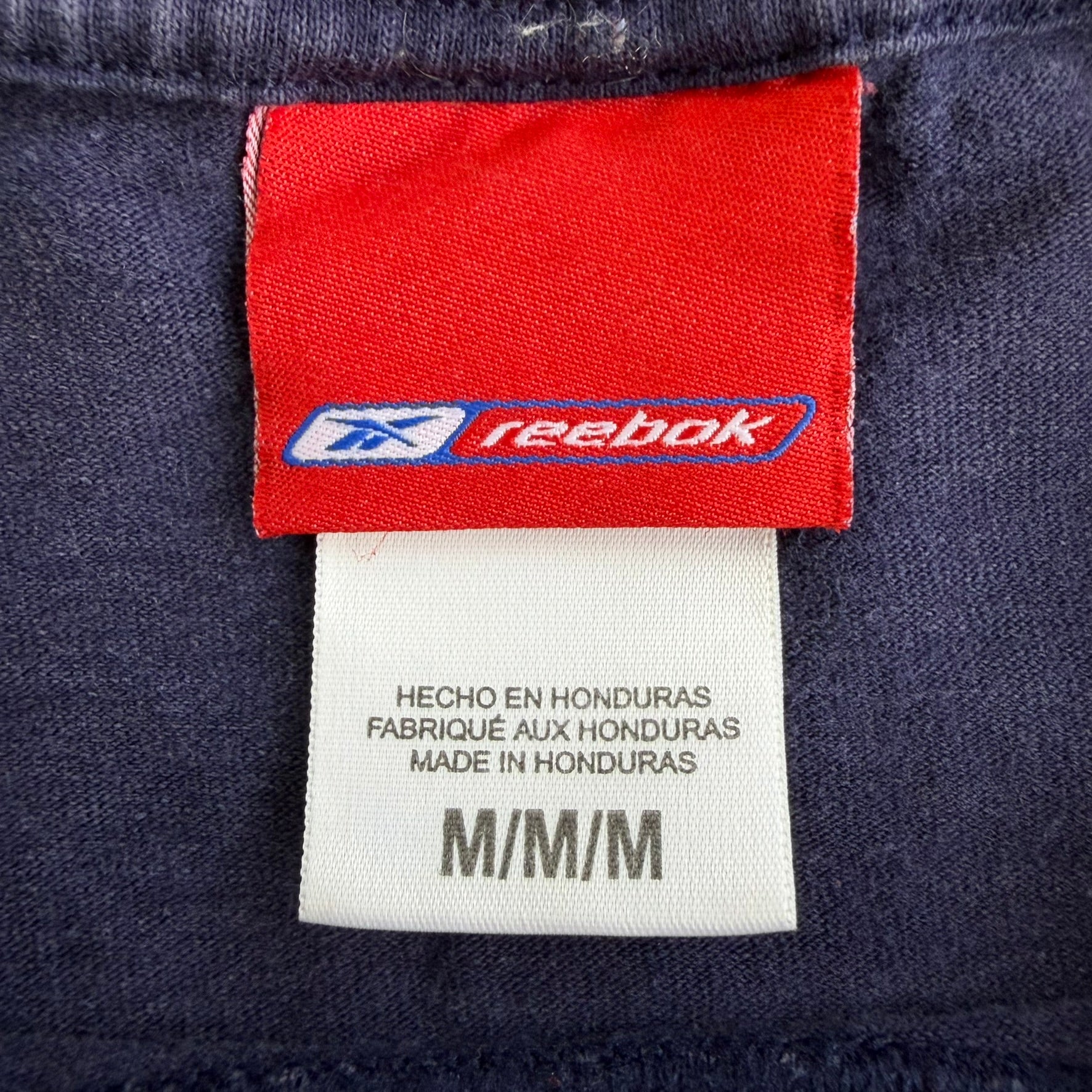 J- Vintage Dallas Cowboys NFL Reebok Logo & Text Graphic Tee - M