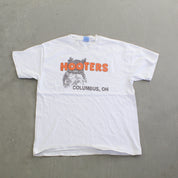 F- Vintage 90s Hooters Columbus Ohio Single Stitch Tee