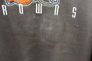 Z - Vintage Logo Athletic NFL Cleveland Browns Embroidered Script & Logo Crewneck