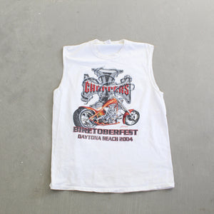 F- Vintage 2004 Daytona Beach Biketober Fest Tank Top