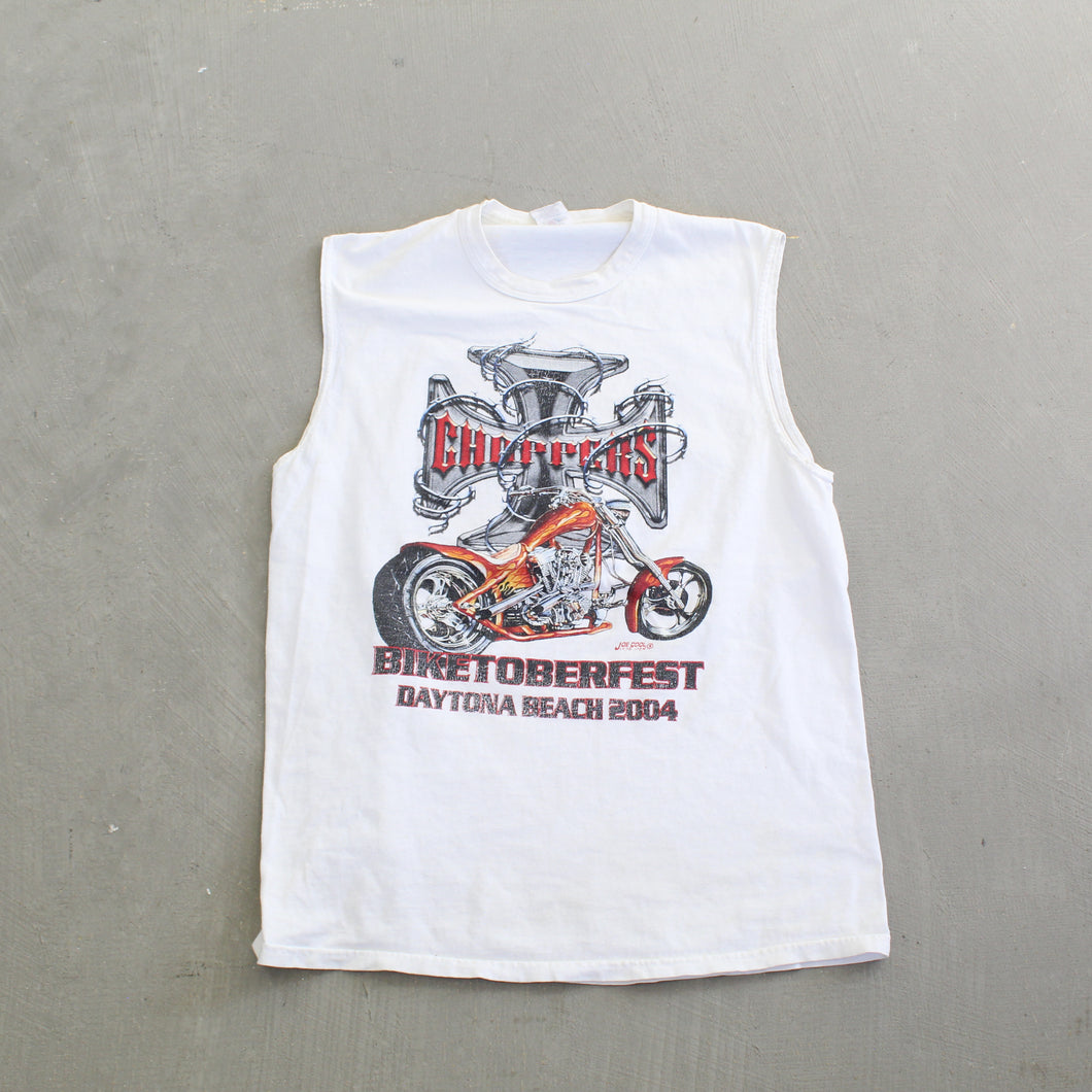 F- Vintage 2004 Daytona Beach Biketober Fest Tank Top