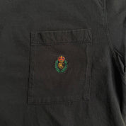 J- Vintage Ralph Lauren Chaps Embroidered Text Pocket Tee - M