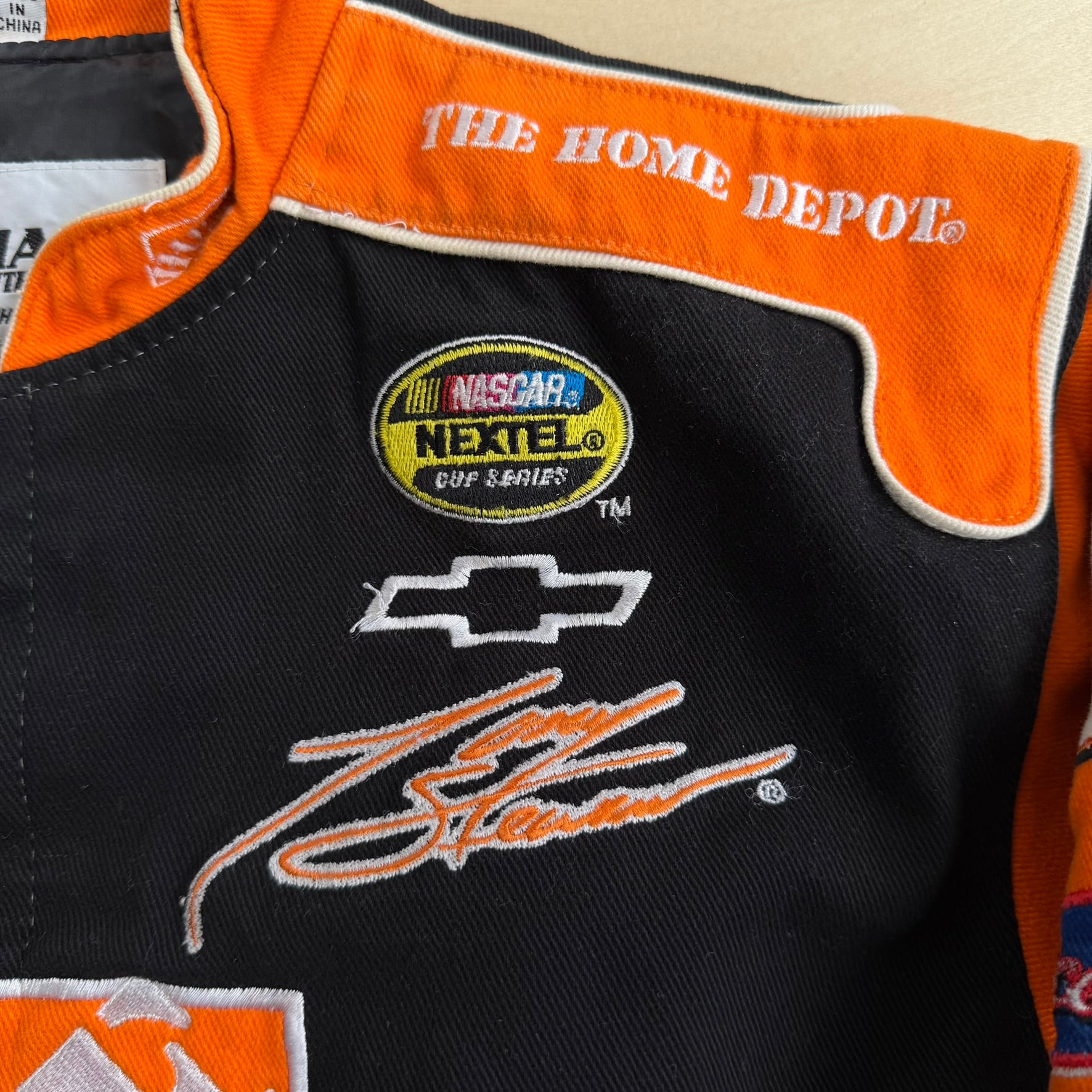 J- Vintage Nascar Tony Stewart Home Depot YOUTH-Chase Authentics JH Design Racing Jacket - Youth 2XL
