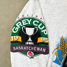 Load image into Gallery viewer, F- Vintage &#39;95 Grey Cup Saskatchewan Roughriders CFL Regina Crewneck
