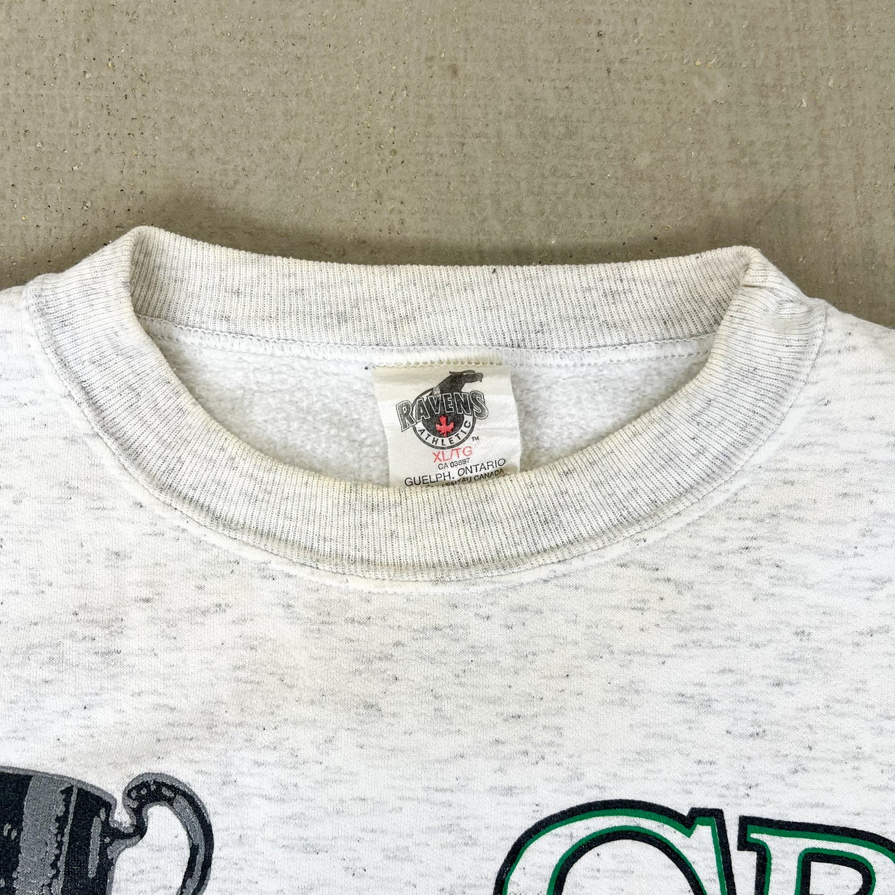 F- Vintage '95 Grey Cup Saskatchewan Roughriders CFL Regina Crewneck