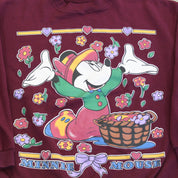 F- Vintage Disney Jerry Leigh Minnie Mouse Gardening Crewneck