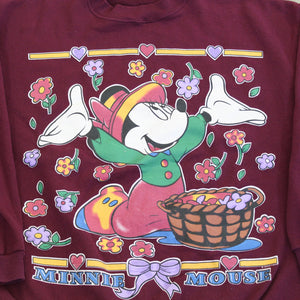 F- Vintage Disney Jerry Leigh Minnie Mouse Gardening Crewneck