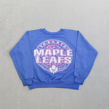 Load image into Gallery viewer, F- Vintage 1991 Toronto Maple Leafs NHL Logo Crewneck
