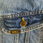 J- Vintage 80s Lee Storm Rider Blanket Lined Denim Jacket - 42 (fits L)