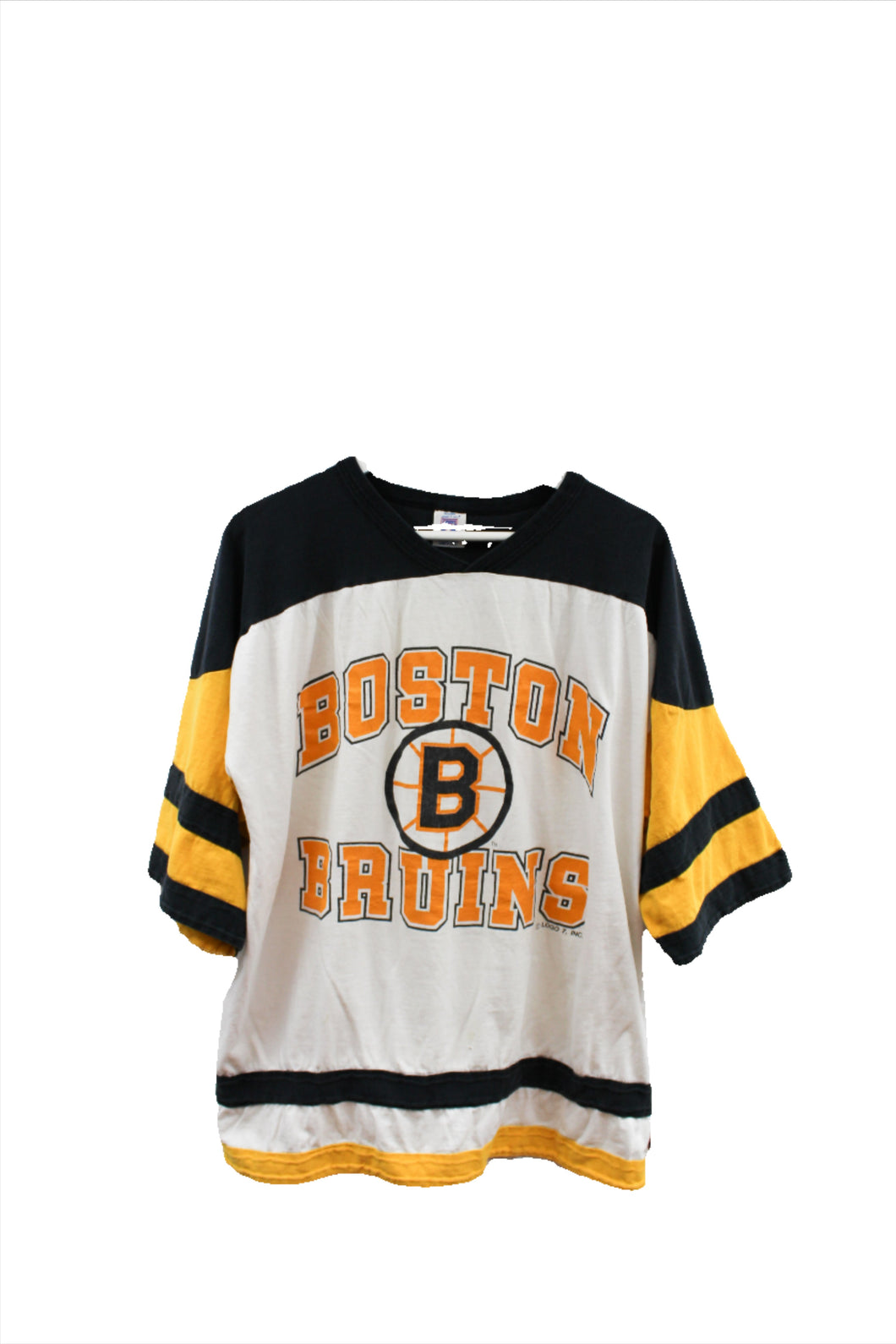 X - Vintage NHL Logo 7 Boston Bruins Jersey Tee