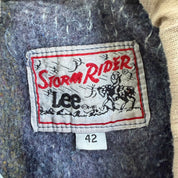 J- Vintage 80s Lee Storm Rider Blanket Lined Denim Jacket - 42 (fits L)