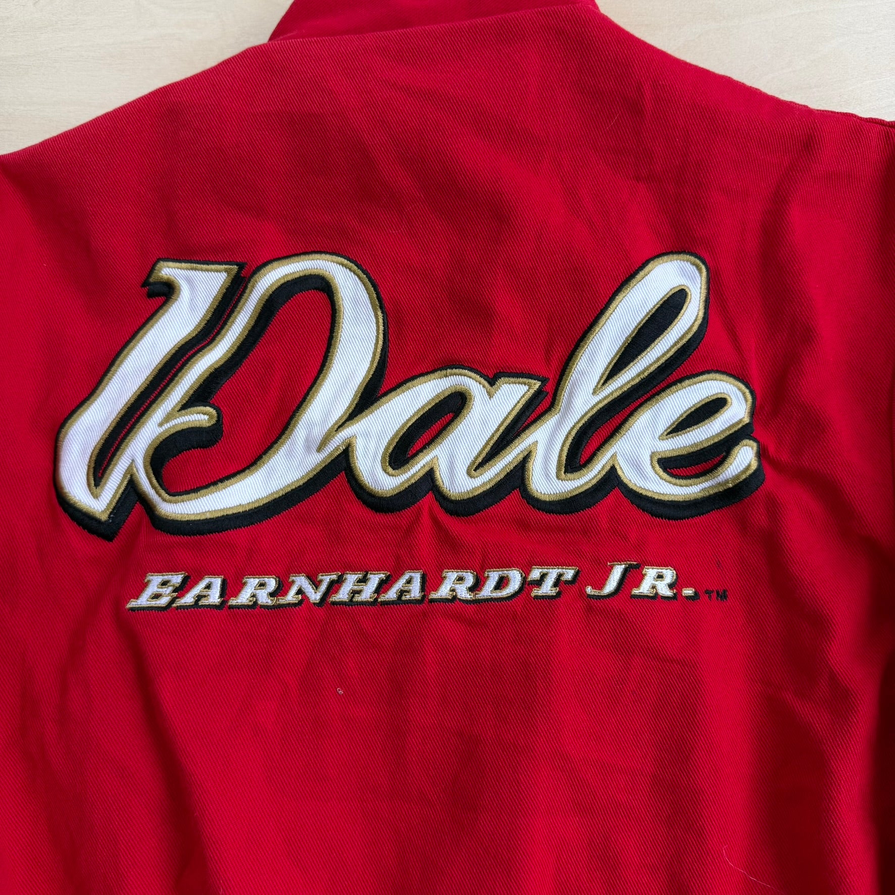 J- Vintage Nascar Dale Jr. Bud King Of Beers Chase Authentics Racing Jacket - Youth M