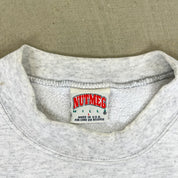 F- Vintage Chicago Bulls NBA Nutmeg Mascot & Text Crewneck