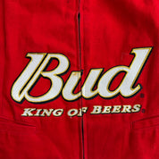 J- Vintage Nascar Dale Jr. Bud King Of Beers Chase Authentics JH Design Racing Jacket - Women's L