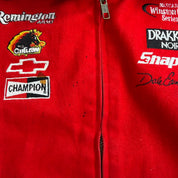 J- Vintage Nascar Dale Jr. Bud King Of Beers Chase Authentics JH Design Racing Jacket - Women's L