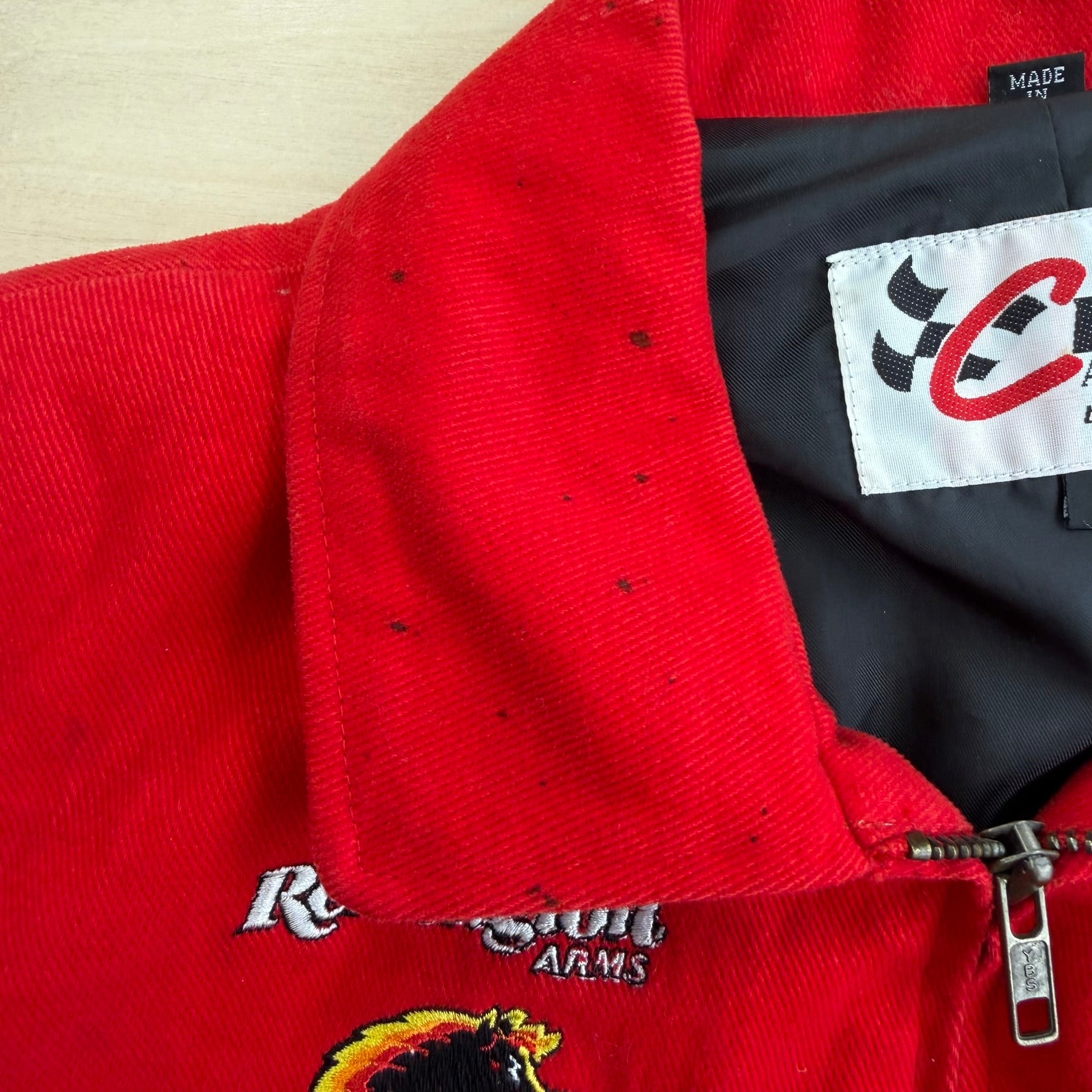 J- Vintage Nascar Dale Jr. Bud King Of Beers Chase Authentics JH Design Racing Jacket - Women's L
