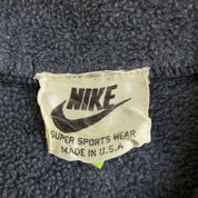 J- Vintage Nike Embroidered Swoosh & Text Made In USA Quarter Zip Polar Fleece - 2XL