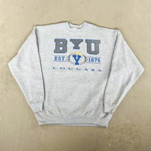 Load image into Gallery viewer, F- Vintage Bringham Young University Cougars Pro Player Text Crewneck
