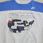 F- Vintage Nike USA Map & Text Youth Crewneck