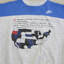 Load image into Gallery viewer, F- Vintage Nike USA Map &amp; Text Youth Crewneck
