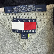 J- Vintage Tommy Hilfiger University Sport Quarter Zip Polar Fleece - XL