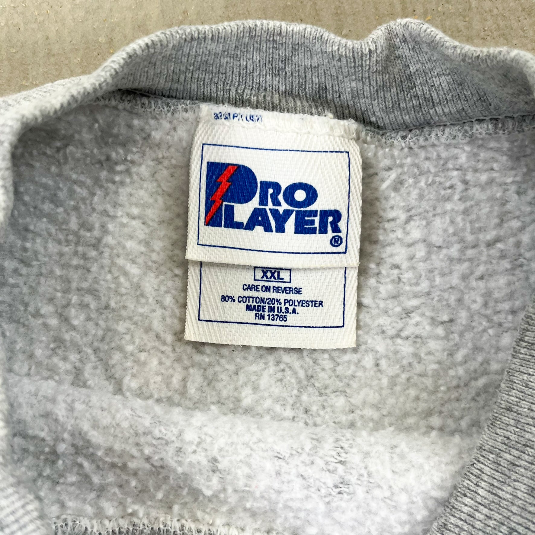 F- Vintage Bringham Young University Cougars Pro Player Text Crewneck