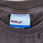 J- Vintage Hurley International Text Graphic Long Sleeve Tee - L