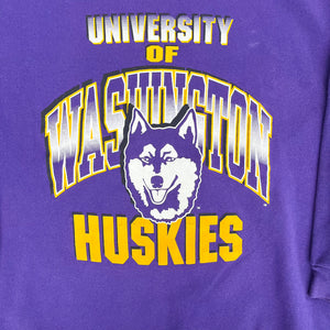 F- Vintage University Of Washington Mascot & Text Crewneck