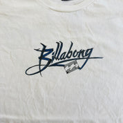 J- Vintage Billabong Logo Text Graphic Tee - L
